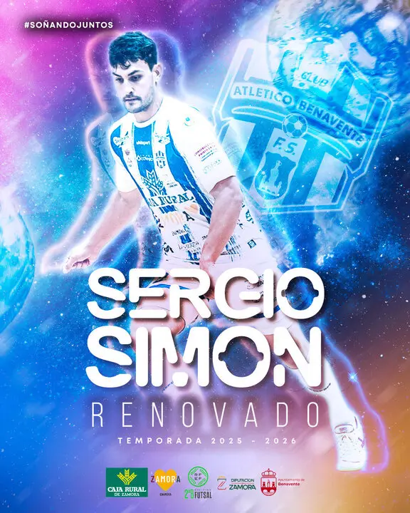 Sergio Simón Renovado en el Atletico Benavente FS