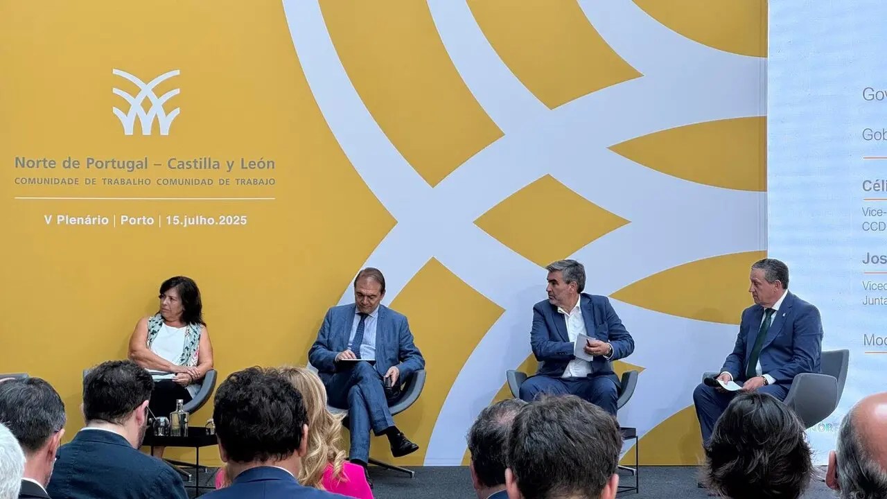 Javier Faúndez y Víctor López de la Parte representan a la Institución Provincial zamorana en el encuentro celebrado en Oporto, presidido por Alfonso Fernández Mañueco