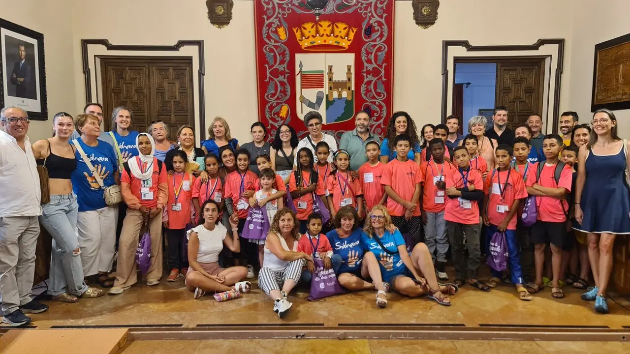Recepción niños saharauis Zamora