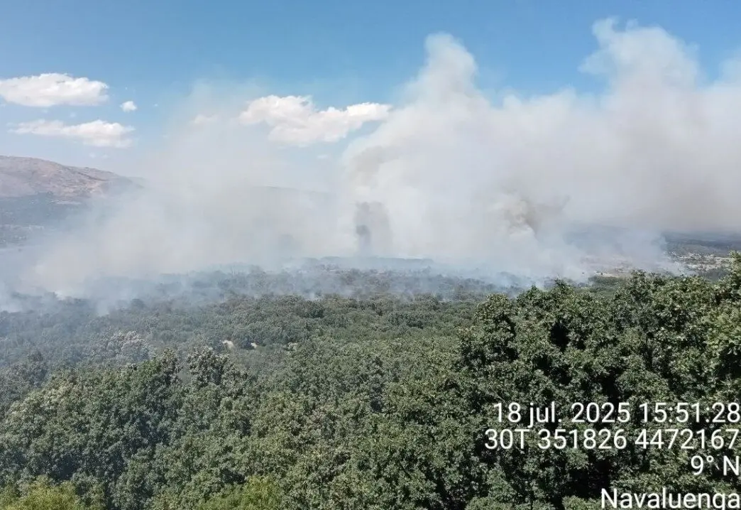 Incendio nivel 1 Ávila