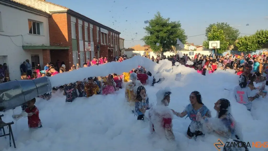 Fiestas de Moraleja del Vino desfile de pañas _2