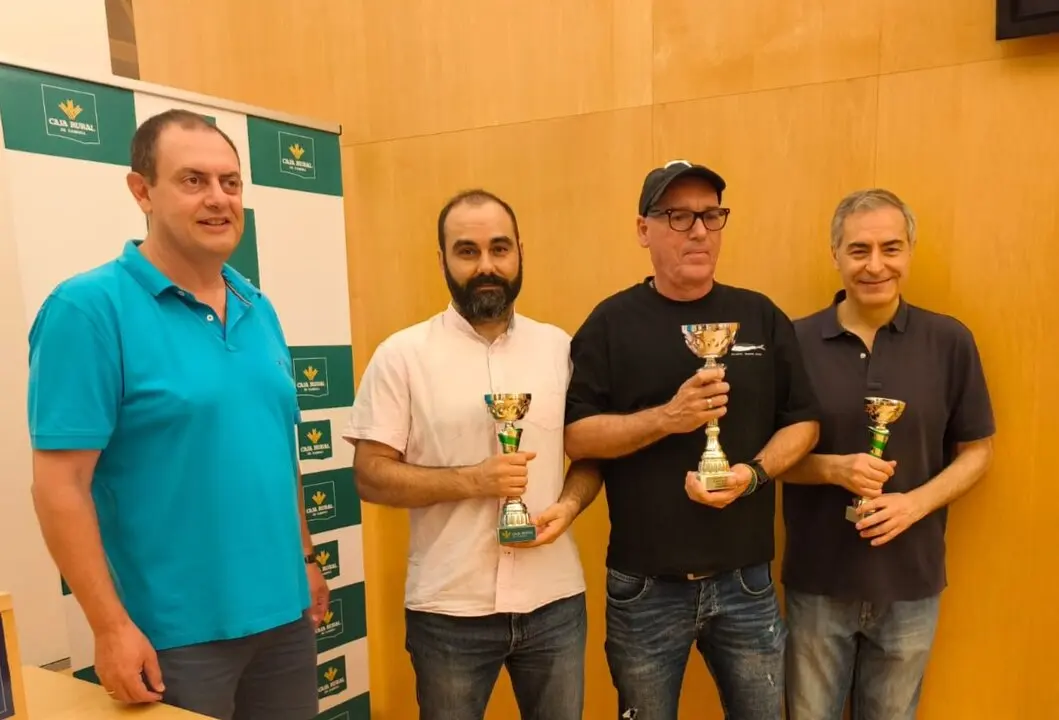 Tres jugadores del C.D. Ajedrez Zamora copan el podio del Blitz Provincial