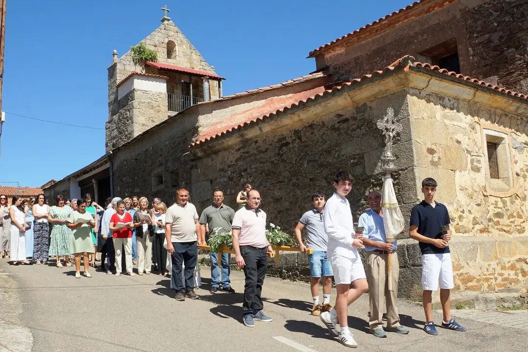 Misa y procesión en honor a Santa María Magdalena en Grisuela - Imagen de redes sociales