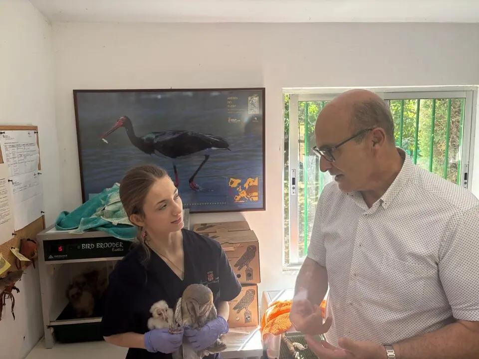Fernando Prada visita el Centro de Recuperación de Animales Silvestres en Villaralbo