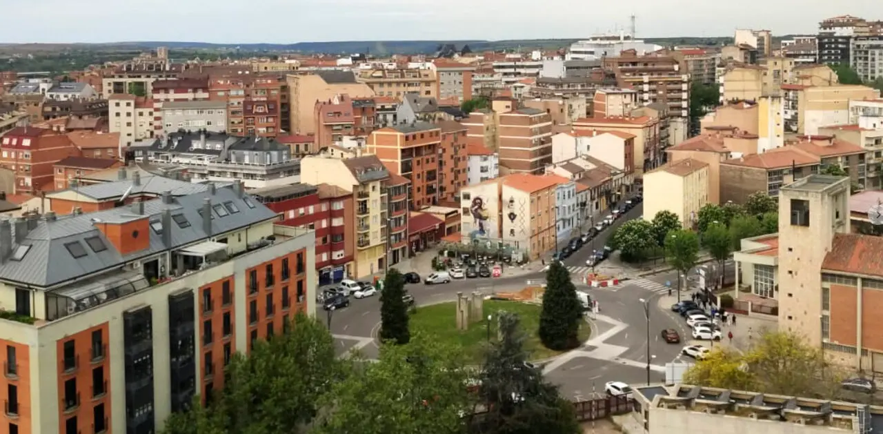 zamora panorámica Cristo rey edificios