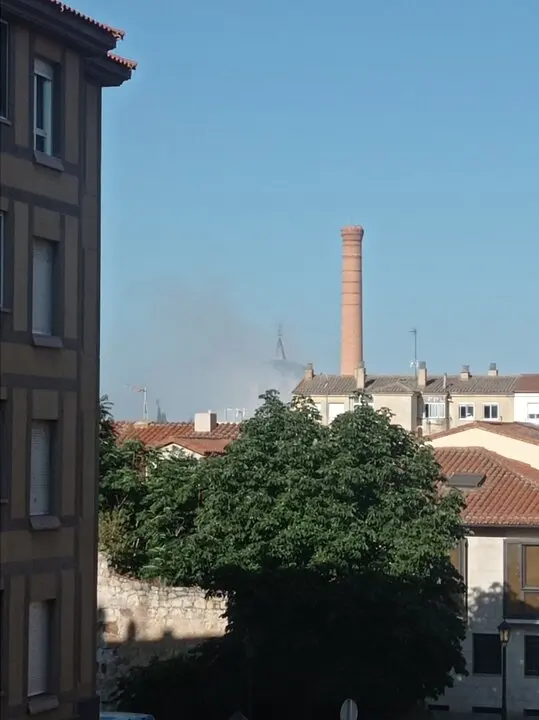 Incendio calle Mompayo de Zamora