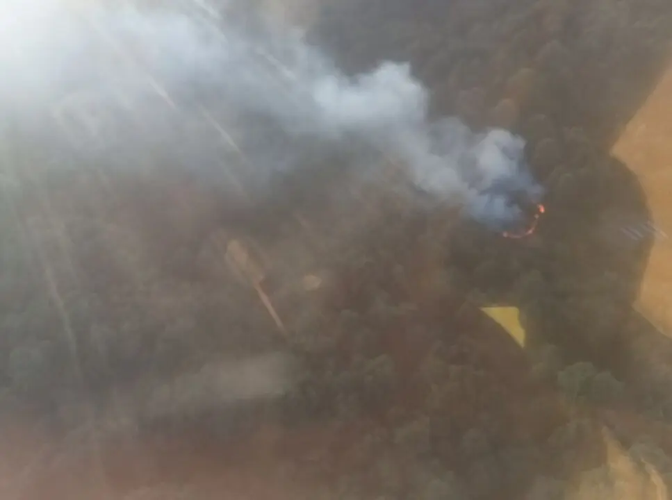 incendio en Robleda