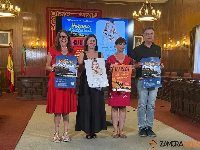 presentación verano cultural de Puebla de Sanabria 