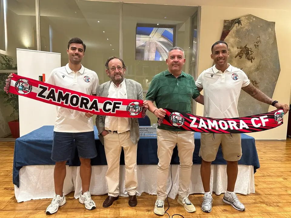 Zamora CF, Ismael Athuman y Erick Ruiz