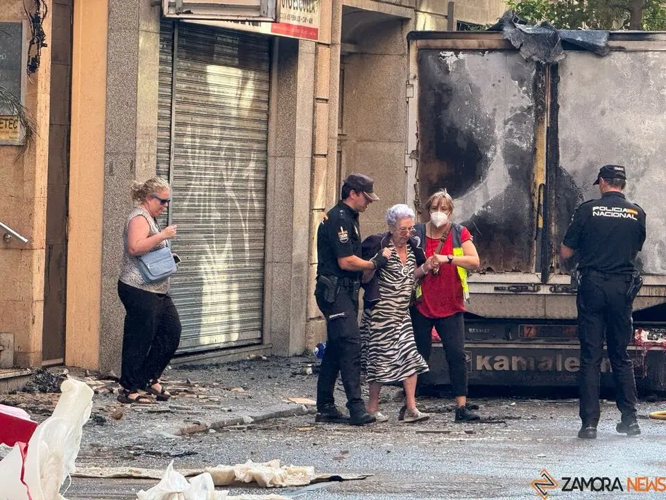 En el interior de la explosión en Zamora_12