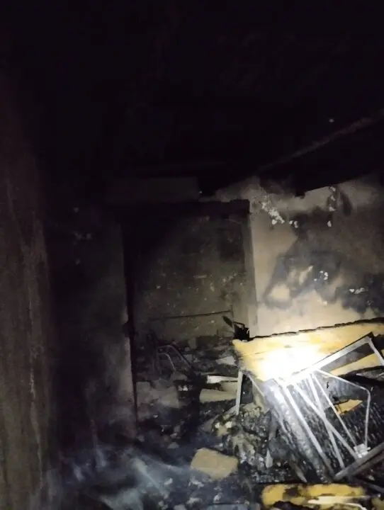 Incendio en una vivienda deshabitada en Olmillos de Valverde