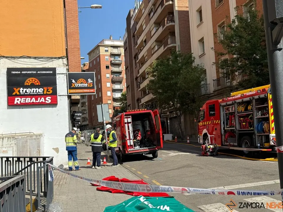 Después de la explosión en Zamora
