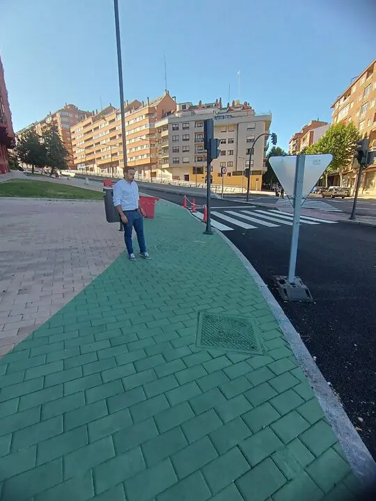 Zamora Sí denuncia la mala ejecución del carril bici en la avenida Cardenal Cisneros