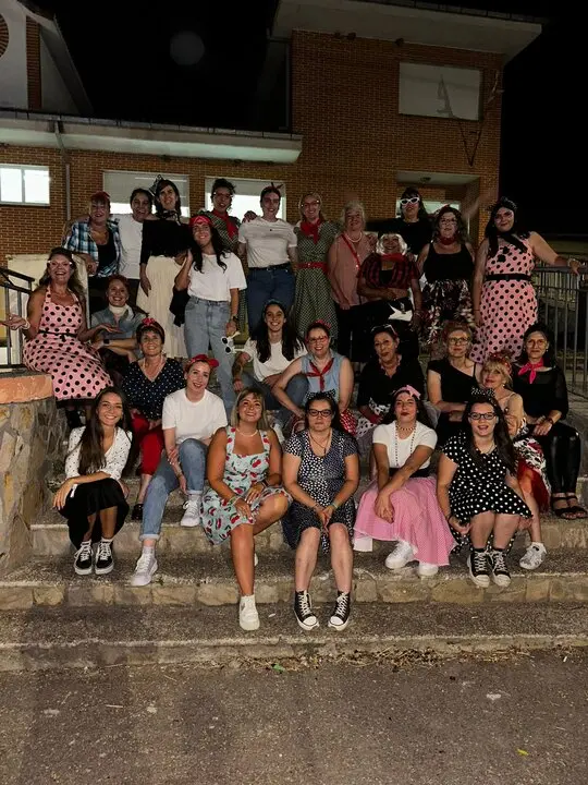cena anual de mujeres en Aguilar de Tera