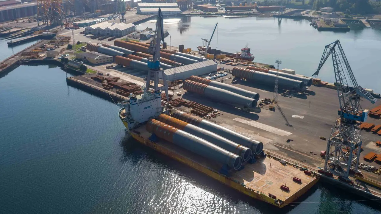 Monopilotes Navantia Windar para Iberdrola Windanker 3