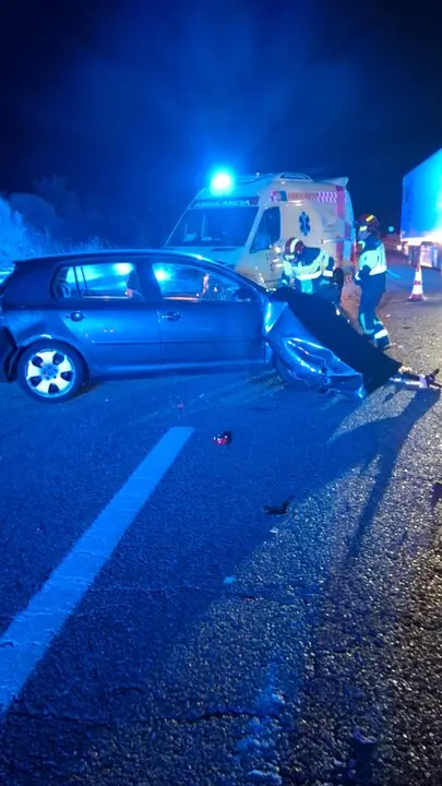 Tres heridos en un accidente de tráfico en Zamora