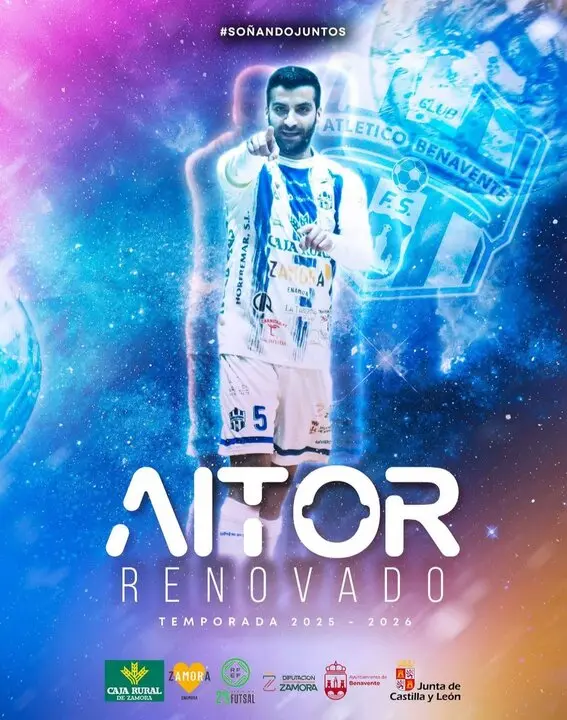 Renovación Aitor Blanco Atlético Benavente