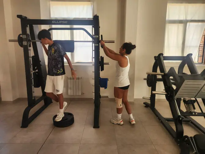 gimnasio de San Cristóbal de Entreviñas. IMAGEN INTERBENAVENTE