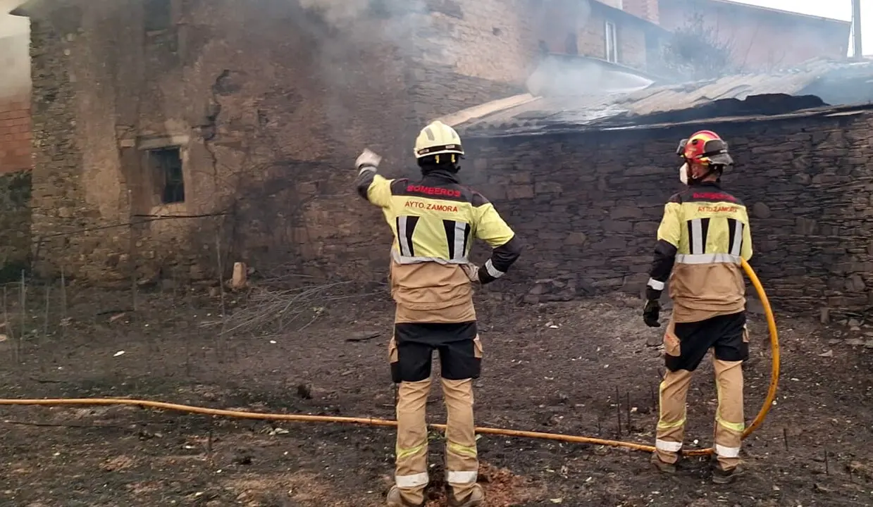 bomberos zamora en abejera