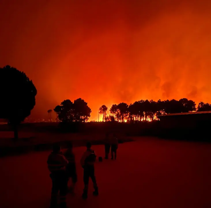 noche incendios