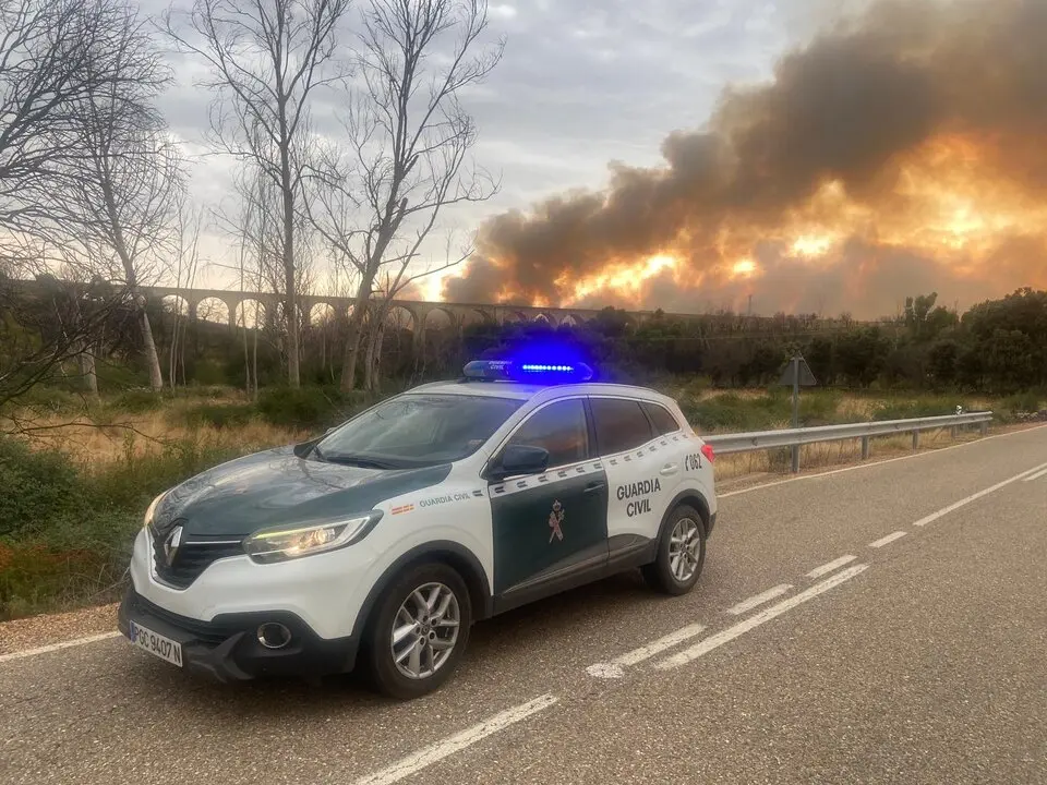 Guardia Civil, Incendio