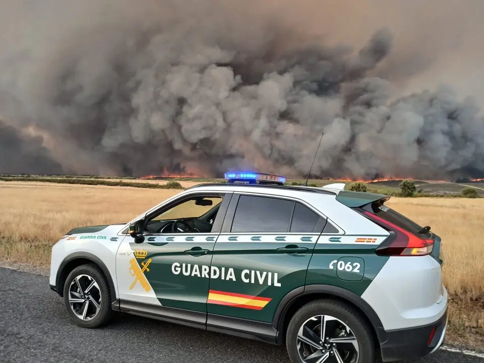 Guardia Civil, Incendio
