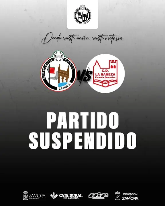 River Zamora FS suspendido partidoccon C.D.  Bañeza