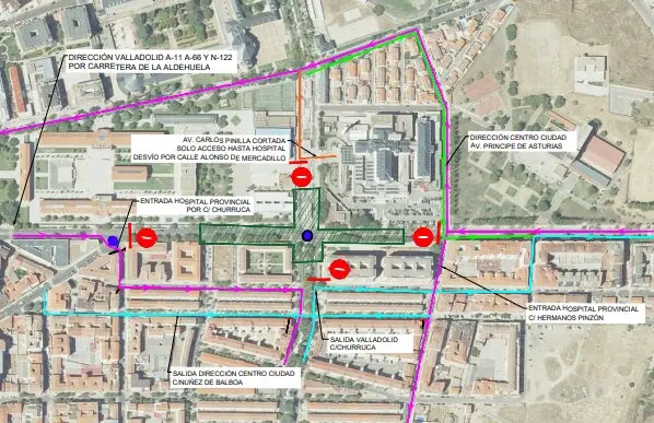 Nuevos cortes de tráfico en la Avenida Requejo por las obras de humanización