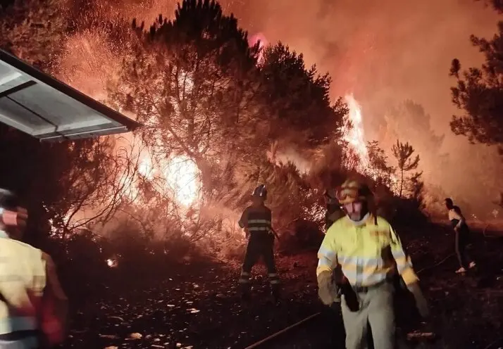 Incendio La Alberca- imagen salamancatvaldia