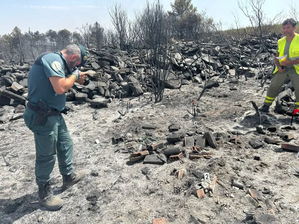 Inventigación origen incendio Puercas