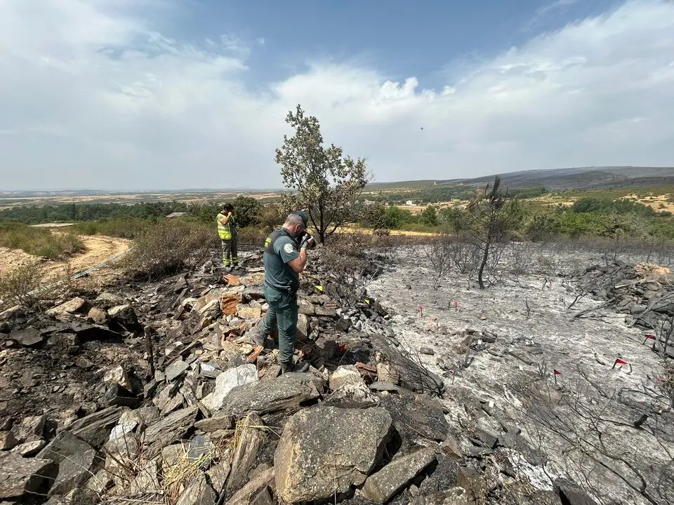 Inventigación origen incendio Puercas