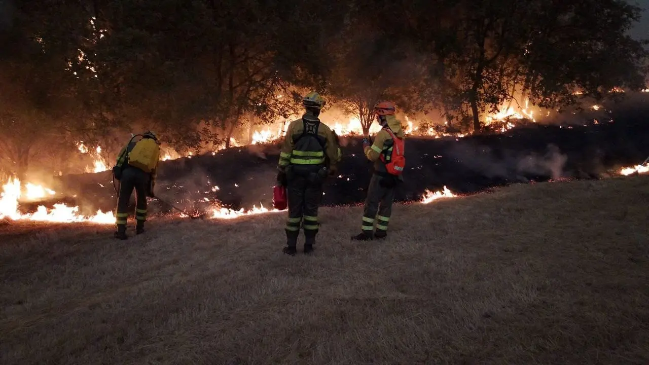 Fuego Villanueva de la Sierra_3