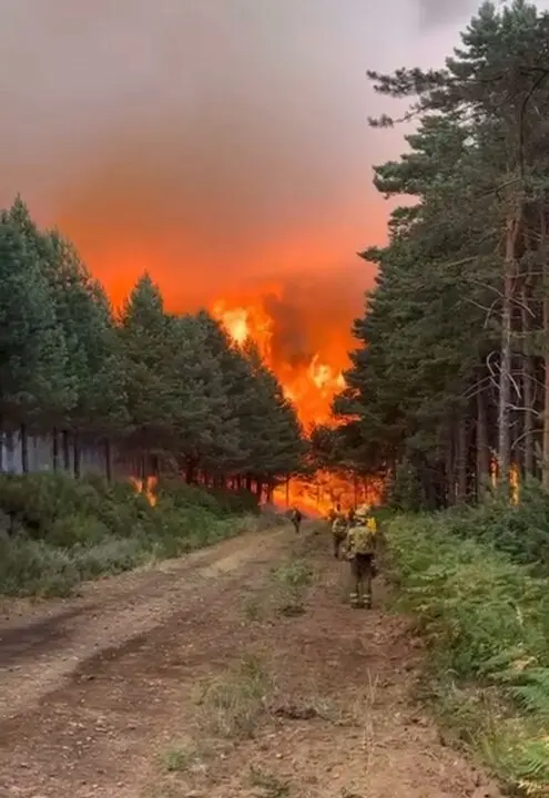 Incendio Porto Sanabria