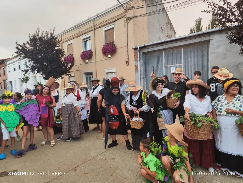 Desfile de carrozas en Quiruelas de Vidriales