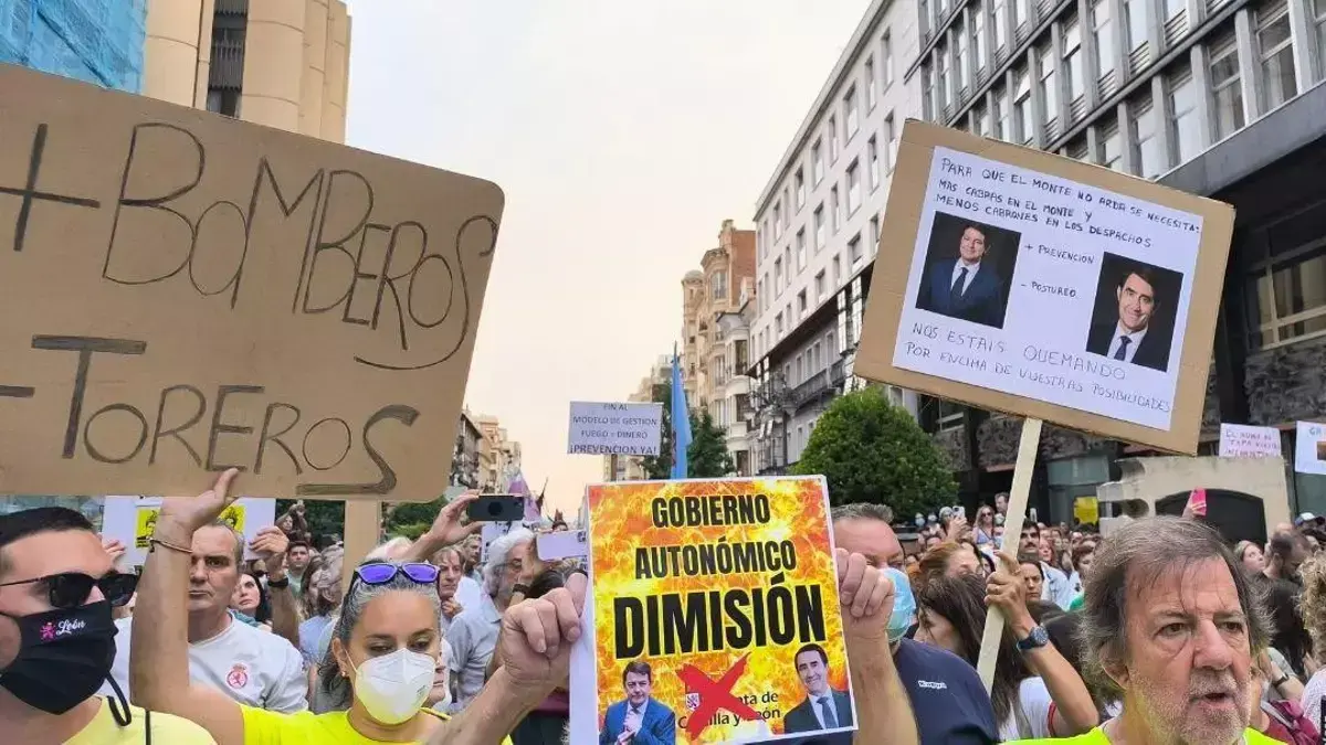 Manifestación León. Imagen de ILeón