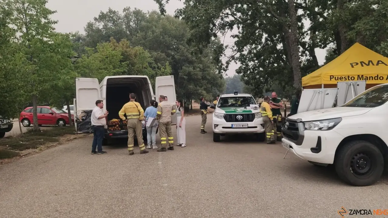 Efectivos de emergencia Sanabria