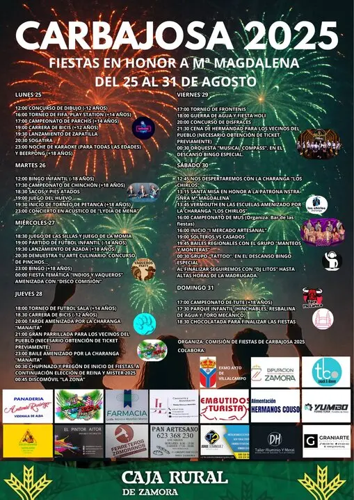 Carbajosa fiestas patronales