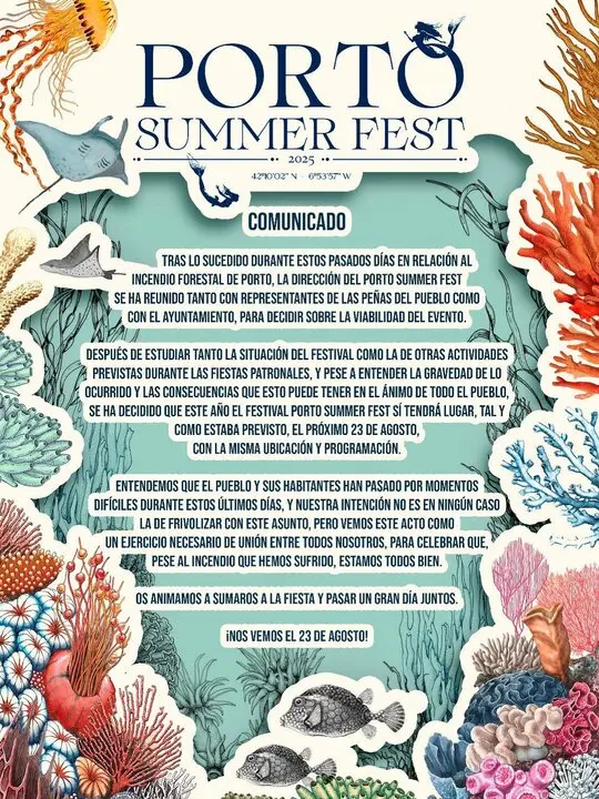 Comunicado Porto Summer Fest