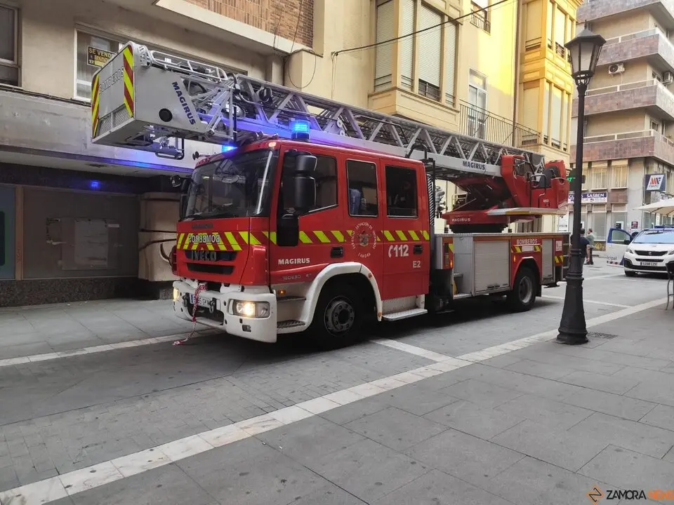 Posible escape de gas moviliza a los servicios de emergencia en Zamora
