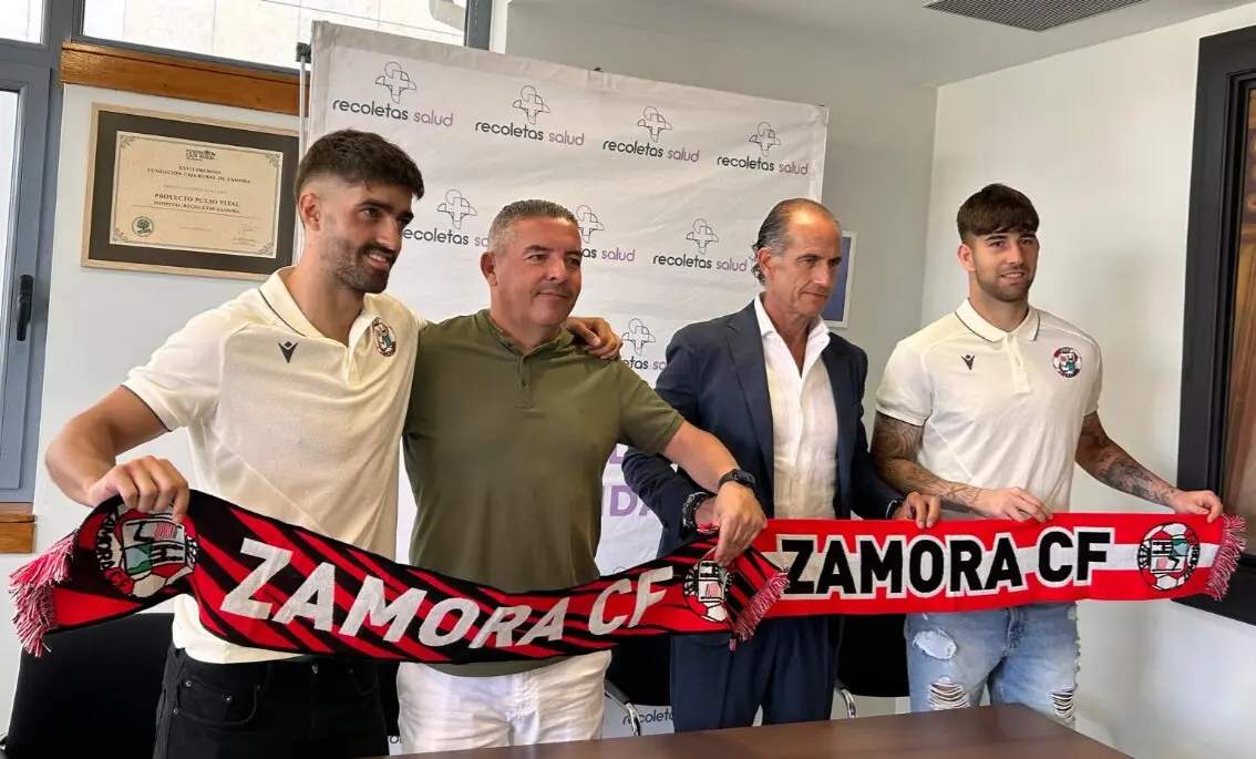 Adrián Pereda y Miki Codina, Zamora CF