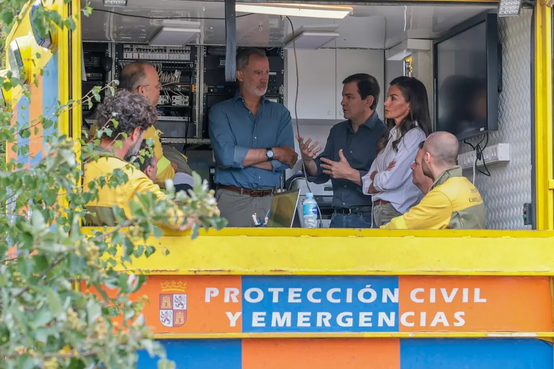 Reyes visitan el PMA Sanabria