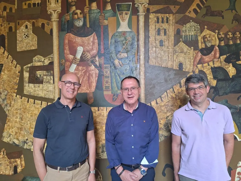 Ángel Blanco da la bienvenida al nuevo jefe provincial de la Inspección de Telecomunicaciones en Zamora