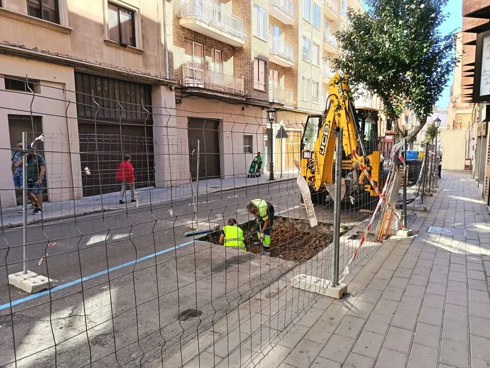 isla soterrados en calle San Pablo