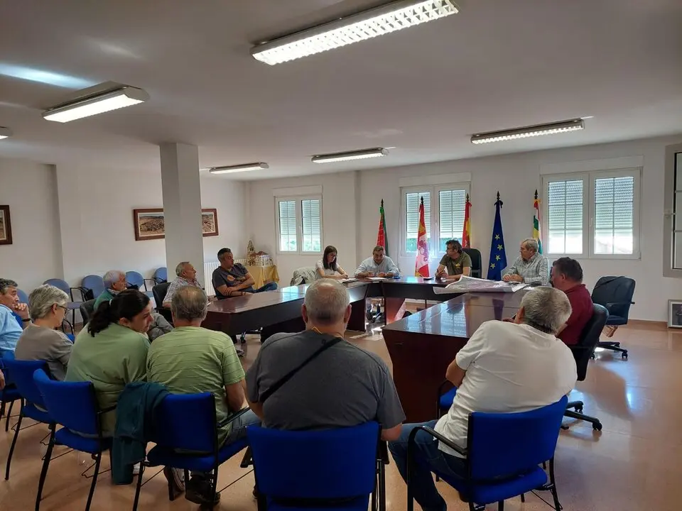Reunión del Itacyl en Santibáñez de Vidriales