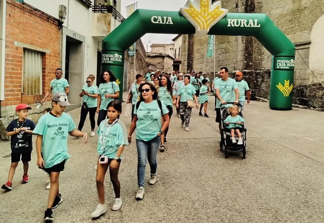 Marcha solidaria AZYCA Bermillo de Sayago- imagen AZAYCA