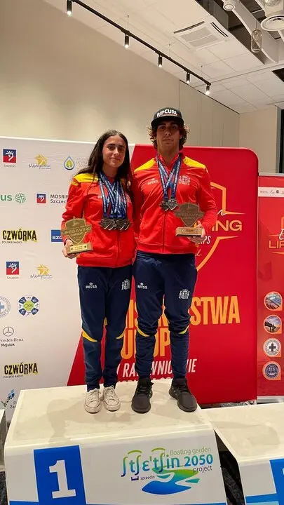 Ana Bailón y Marcos Antón lideran el éxito español en el Europeo de Salvamento
