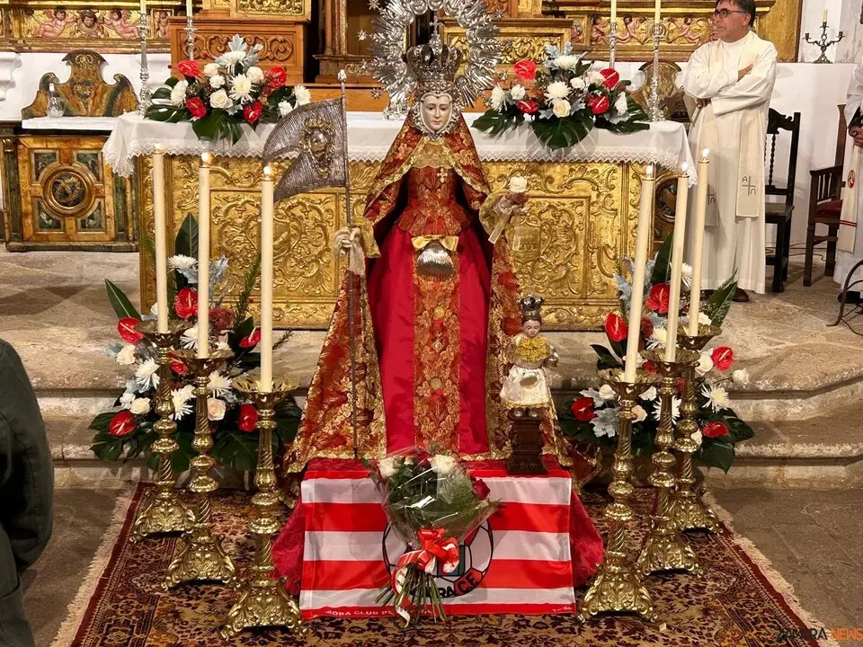 El Zamora CF se encomienda a la Virgen de la Concha