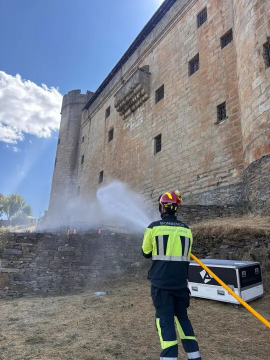 Conato de incendio Castillo de Puebla de Sanabria_1