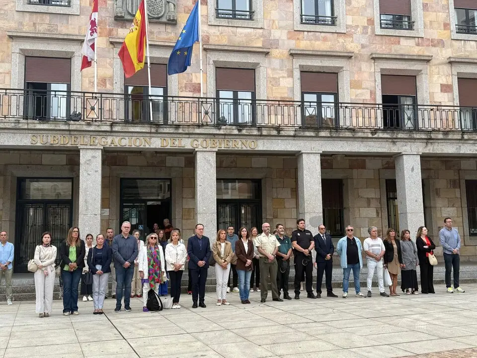 minuto de silencio en Zamora