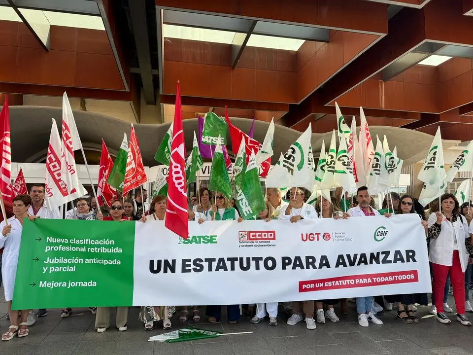 Manifestación sanitarios Zamora